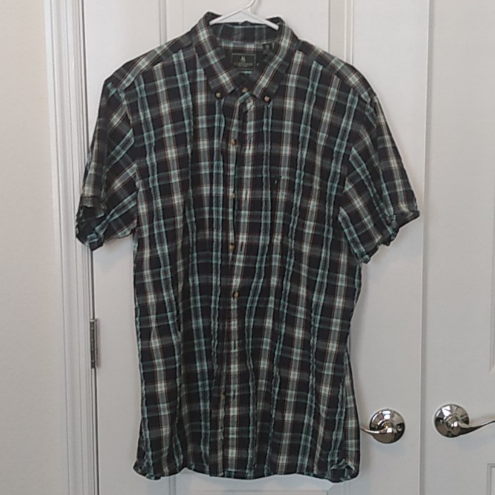 G.H BASS&CO. MEN'S BUTTON SHORT SLEEVE SHIRT